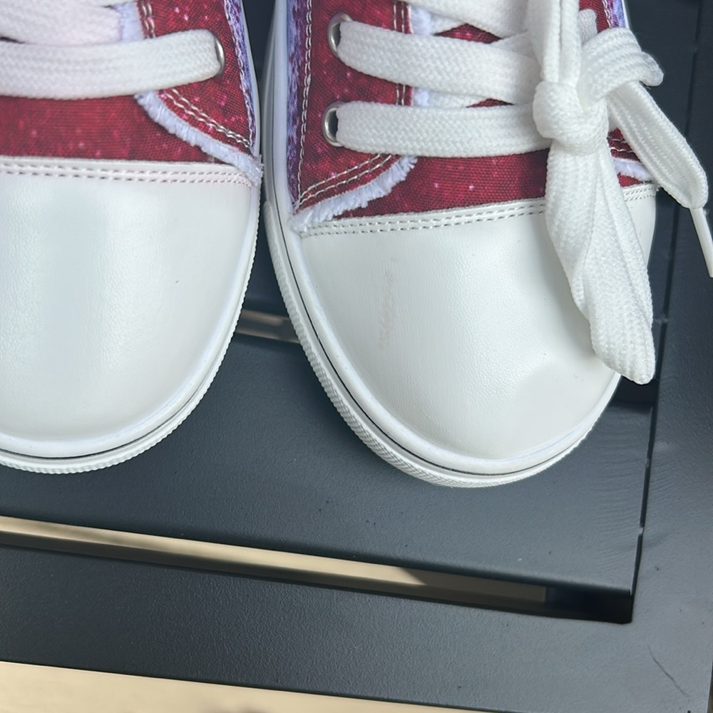 NWOT Red White and Blue sneaker - Picture 6 of 6